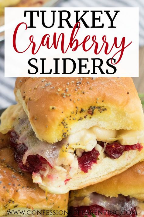 Turkey Cranberry Sliders, Cranberry Sliders, Easy Leftover Turkey Recipes, Garlic Mustard, Turkey Cranberry, Thanksgiving Leftover, Thanksgiving Leftover Recipes, Thanksgiving Appetizer Recipes, Turkey Casserole