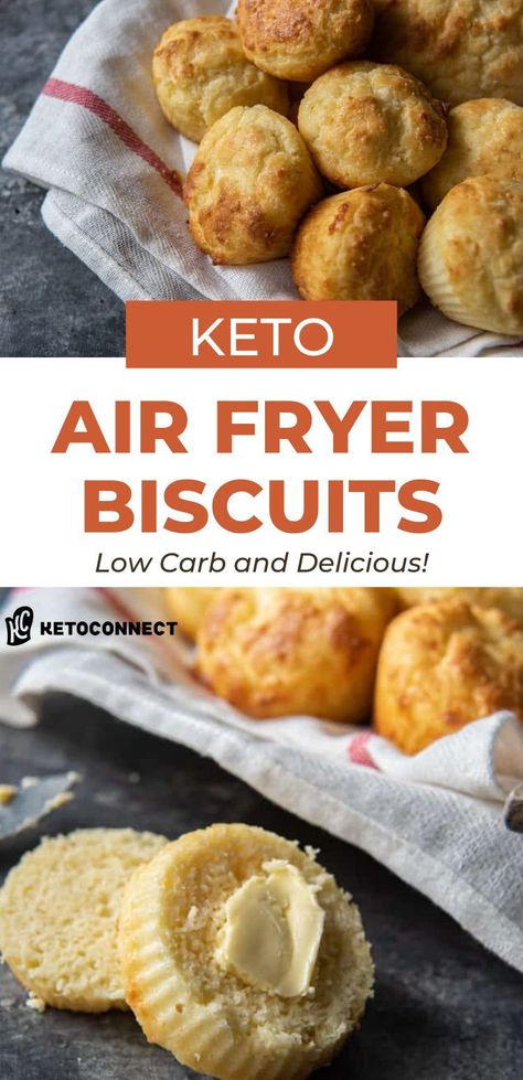 Air Fryer Biscuits, Low Sugar Diet Recipes, Dinner Recipes Healthy Low Carb, Keto Donuts, Low Carb Biscuit, Keto Air Fryer, Low Carb Low Fat Recipes, Keto Biscuits, Low Carb Low Sugar