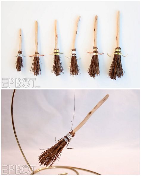 Quidditch Broom, Quidditch Brooms, Harry Potter Diy Crafts, Harry Potter Weihnachten, Harry Potter Christmas Decorations, Harry Potter Miniatures, Harry Potter Ornaments, Chess Games, Cumpleaños Harry Potter