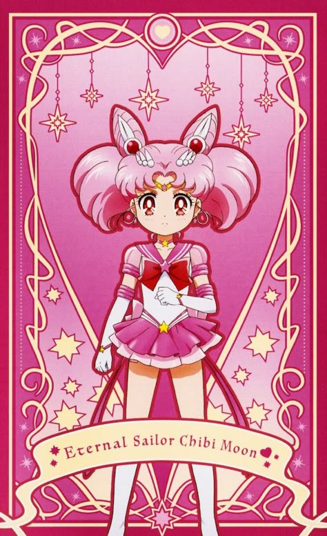 Super Sailor Chibi Moon, Sailor Moon Background, Chibiusa Tsukino, Fan Card, Sailor Mini Moon, Moon Character, Sailor Princess, Arte Sailor Moon, Sailor Guardians