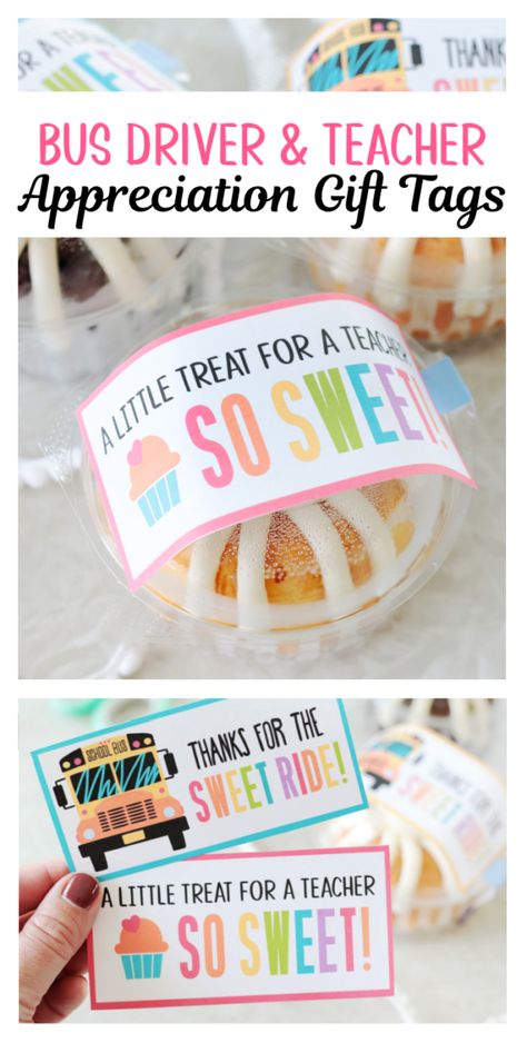 Teacher Appreciation Sweets Ideas, Teacher Snack Gift Ideas, Teacher Sweet Treats Appreciation Gifts, Sweet Teacher Gifts, Candy Appreciation Tags, Teacher Appreciation Week Sweet Treat, Bus Appreciation Week, Sweet Treat Teacher Printable, Thanks For A Sweet Year Printable Free