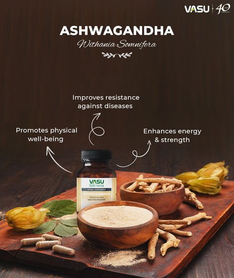 Ashwagandha contains biologically active components that help to support physical & mental well-being.

Product Link: https://bit.ly/3fuM4Mh

#Newarrival #Newlaunch #VasuSafeHerbs #Ashwagandha #Herbalsupplement #Supplement #VasuHealthcare #MadeinIndia Ayurveda Creative Ads, Ashwagandha Gummies, Ashwagandha Benefits, Natural Mood, Photoshop Tutorial Typography, Shampoo Hair, Lack Of Energy, Hair Fall, Fashion Videos