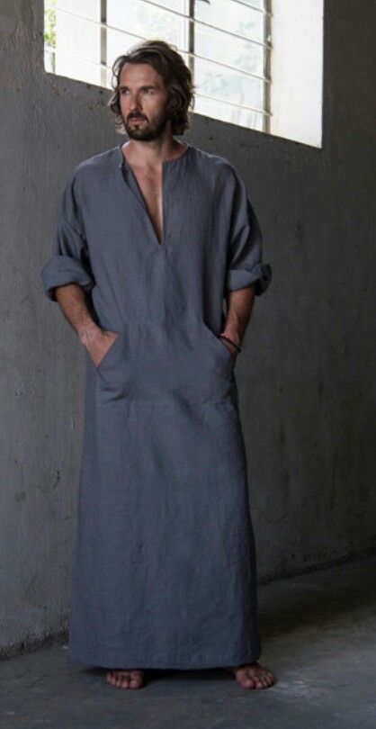 Linen Lounge Wear, Lounge Wear Stylish, Men Kaftan, Western Outfits Men, Mode Kimono, Bathrobe Men, Desert Fashion, Linen Loungewear, Linen Shirts