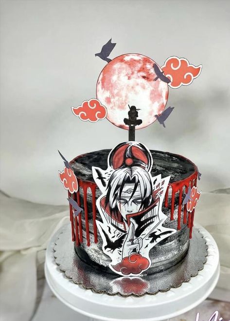 Bleach Anime Cake, Anime Theme Cake, Anime Cake Design Birthday, Anime Cake, Anime Theme, Mini Cakes Birthday, Cake Designs Birthday, Man Birthday, Fun Food