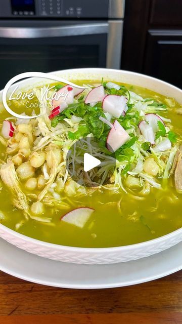 Posole Recipe Chicken Verde, Chicken Green Pozole Recipe, Easy Chicken Posole Verde, Recipes With Anaheim Peppers, Posole Verde Chicken, Green Pozole Recipe Chicken, Green Chicken Posole Recipe, Green Chili Posole, Green Chicken Pozole