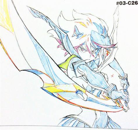 Studio Trigger, Animation Process, Key Frame, Mannequin Art, Cyberpunk Anime, Body Drawing Tutorial, Kill La Kill, Animation Reference, Concept Art Drawing