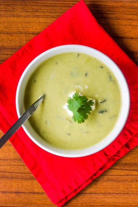 Poblano Bisque Soup, Keto Poblano Soup, Poblano Soup Mexican, Poblano Pepper Recipes Soup, Poblano Soup Creamy, Pablano Pepper Soup Recipe, Creamy Poblano Soup, Cream Of Poblano Soup Recipe, Poblano Pepper Soup