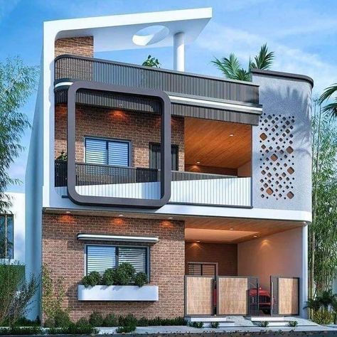 Beautiful and Modern House Design Inspiration and Visualization | Spectra Dream Home. • *#SpectraDreamHome* Build your Dreams • #HomeDesign #HousePlan #HomeDecore #FloorPlans #Construction #interiors #3D #elevation #architecture #facade #exterior #frontelevation #arch #3Ddesign #3Delevation #Design #FYP #exteriordesin #interiordesign #fitout #تصميم_خارجي #تصميم_داخلي #تنفيذ . Residential Elevation, Commercial Ideas, Elevation Architecture, Elevation House, House Design Inspiration, Design Balcony, House Structure Design, Architecture Facade, Rajasthan Jaipur