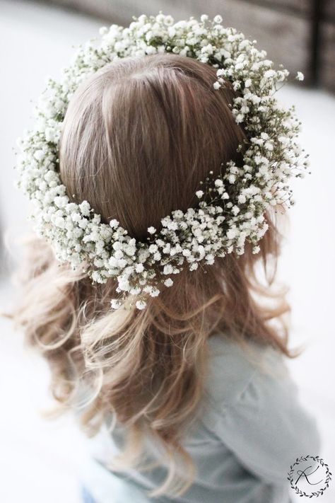 Baby Breath Flower Crown, Bohemian Chic Weddings, Flower Crown Bridesmaid, Flower Girl Crown, Babies Breath, France Wedding, Bohemian Bride, Baby's Breath, Bridesmaid Flowers