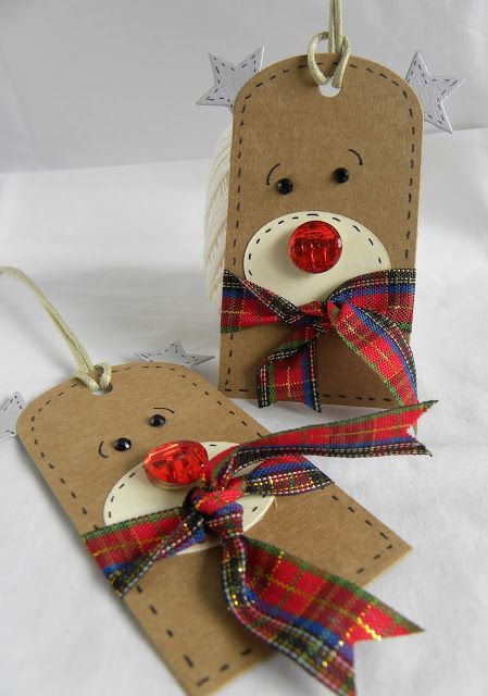 Reindeer Gift Tags, Christmas Tags Handmade, Tag Ornaments, Homemade Gift Tags, Homemade Tags, Christmas Gift Tags Handmade, Christmas Giveaway, Xmas Tags, Reindeer Gifts