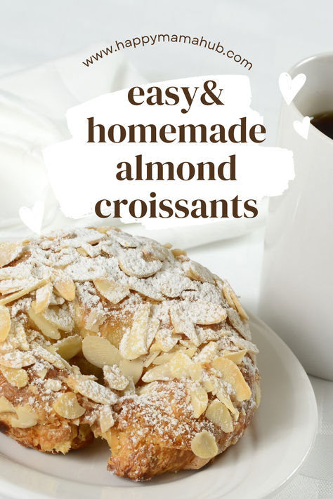 "Craving a flaky, buttery almond croissant? Try this easy recipe using puff pastry and almond paste—perfect for a quick homemade treat! With an option for homemade almond paste, it's a versatile recipe that fits any occasion. Whether you're hosting brunch or enjoying a cozy morning, these croissants will impress! #AlmondCroissant #EasyRecipes #BakingTips #HomemadeAlmondPaste #BrunchIdeas" Croissant From Puff Pastry, Puff Pastry Almond Paste Recipes, Recipes With Almond Paste, Recipes Using Croissants, Almond Croissant Filling, Recipe With Almond Paste, Easy Almond Croissant, Recipe Using Puff Pastry, Almond Croissant Recipe