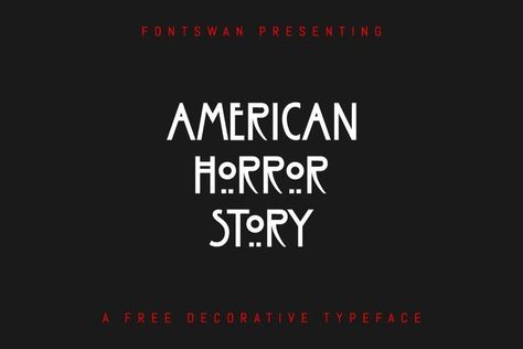 American Horror Story: Font & Terror - The new season of the hit anthology series is back, and this time it's all about fonts. From the creepy serifs of the title sequence to the blood-soaked letters of the killer's victims, fonts play a major role in this season's scares.
 Font & Terror: A Look at the Terrifying History of Type - From the Blackletter fonts of the Middle Ages to the Helvetica of modern times, fonts have always been. 
#horrorfont #freefonts #scarytype #spookyfonts #creepywriting American Horror Story Font, Creepy Font, Decorative Typeface, Font Lettering, Horror Font, American Story, Typography Hand Drawn, Fonts Typography, Halloween Fonts