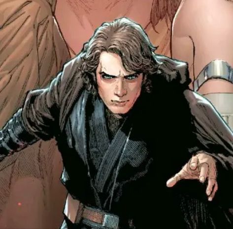 Anakin Skywalker Art, Comic Anakin, Anakin Skywalker Comic, Anakin Skywalker Fanart, Starwars Fanart Anakin, Anakin Skywalker Fanart Cute, Anakin Skywalker Pfps, Anakin Skywalker Comic Icons, Anakin Fanart Dark Side