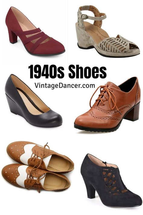 1940s Fashion Women Outfits, 1940 Fashion Women, 1940s Clothes, Edward Tulane, Catalog Fashion, 1940s Fashion Women, Women History, 1950s Shoes, 1940 Style