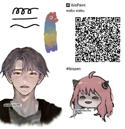 Ibispaint Code Brush, Ibispaint Art Anime, Brush In Ibispaint, Ibispaintx Brushes Qr Code, Brush Codes Ibispaint, Brush For Ibispaint, Hi Paint, Brushes For Ibispaint, Ibispaint Brush Code