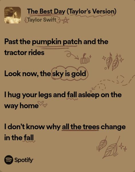 Taylor Swift Autumn Lyrics, Taylor Swift Fall Lyrics, Fall Taylor Swift Lyrics, Taylor Swift Autumn Aesthetic, Autumn Lyrics, Fearless Lyrics, Fall Lyrics, Autumn Phone Wallpaper, I Hug You