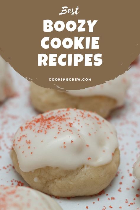 Old Fashioned Cocktail Cookies, Christmas Cookies With Alcohol, Baking Recipes With Alcohol, Whiskey Cookies Recipe, Wine Cookies Recipes, Cookies With Liquor In Them, Booze Balls Cocktail Recipes, Moonshine Mountain Cookie Recipe, Scotch Cookies Recipes