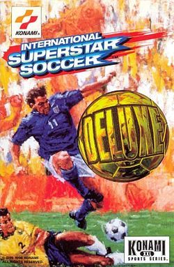 International Superstar Soccer Deluxe box art Super Nintendo Games, Nintendo World, Sega Mega Drive, Pro Evolution Soccer, Sega Games, All Star Team, Geek Games, Retro Video, Video Games Playstation