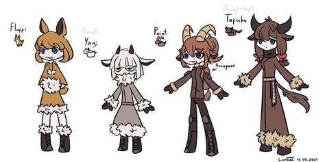 Fluffii-Female, vicuña. Basically a dumbass, but cute. Yagi-Female, snowy goat. 100% will kick your ass. Point-Female, ibex. Sorta like a big sis. Tafubo-Female, wild yak. Shy and VERY strong, but uses her power for good. Goat Person, Goat Oc, Female Goat, Big Sis, Goats, Peanuts Comics, Comics, Quick Saves, Art