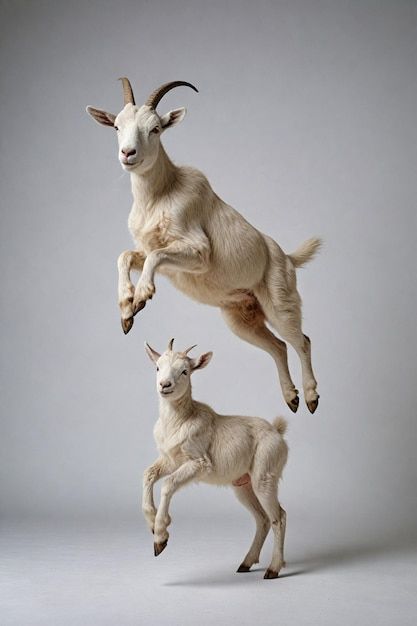 Goat Poses Reference, Goat Jumping, Goats Jumping, Goat Reference Photo, Goat Photography, Goat Portrait Photography, Goats In A Tree, Ramadhan Kareem, Eid Adha