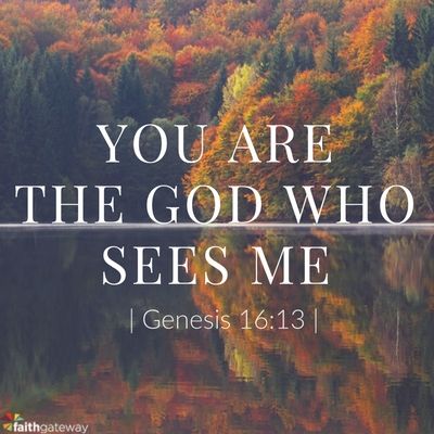 The God Who Sees Me, God Who Sees Me, The God Who Sees, God Who Sees, Womens Bible Study, Ayat Alkitab, Inspirational Scripture, Names Of God, Faith In Love