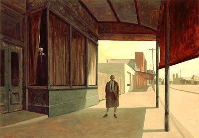 Rick Amor Rick Amor, Australian Painters, Melbourne Art, Australian Landscape, Digital Museum, Edward Hopper, Urban Industrial, Italian Painters, Unique Buildings