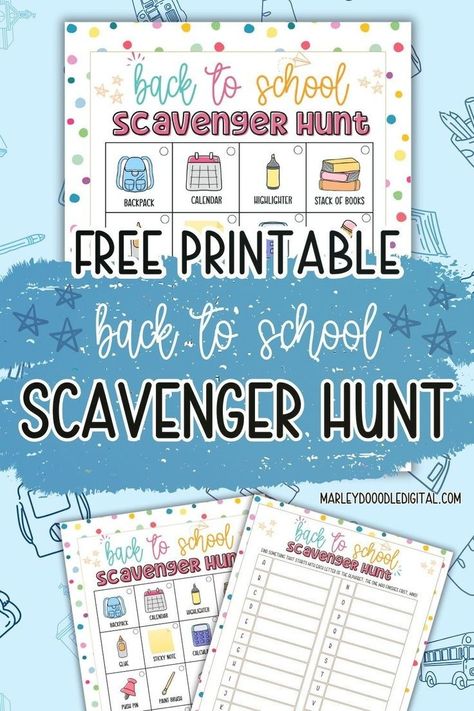 Make the first day of school fun with our classroom scavenger hunt! This free printable activity is great for preschool, kindergarten, and elementary students. It includes visual clues and ideas to help kids explore their new learning environment. Ideal for welcoming back students and making the start of the school year exciting! Back To School Scavenger Hunt Elementary, First Day Of School Scavenger Hunt, Back To School Scavenger Hunt, Free School Printables, Classroom Scavenger Hunt, Free Teacher Printables, School Scavenger Hunt, Teamwork Activities, Meet The Teacher Template