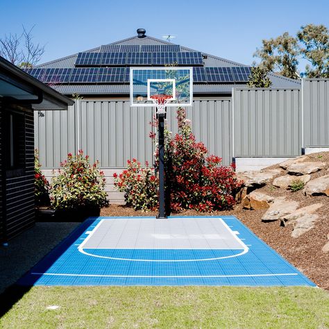 32 Backyard Basketball Court Ideas to Transform Your Outdoor Space Diy Sport Court, Concrete Basketball Court, Backyard Basketball Court Ideas, Basketball Court Ideas, Backyard Basketball Court, Bbq Areas, Basketball Court Backyard, Backyard Basketball, Backyard Dreams