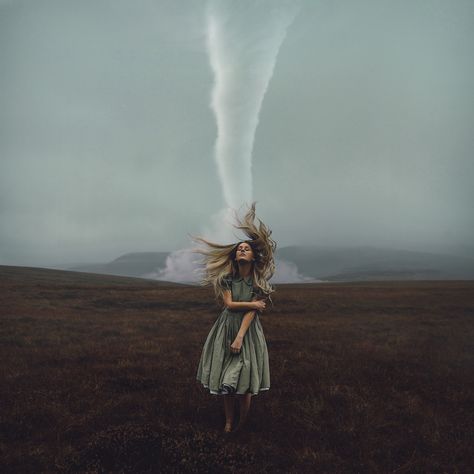 Rosie Hardy, Art Photography Portrait, Self Portrait Photography, Conceptual Photography, Foto Art, Arte Fantasy, Tornado, Fantasy World, Self Portrait