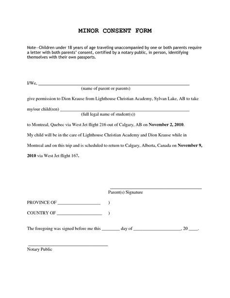 Consent Permission Inside Letter For Children Travelling within Notarized Letter Template For Child Travel Child Travel Consent Form, Consent Letter, Handwriting Without Tears, Reference Letter Template, Event Template, Consent Forms, Notary Public, Reference Letter, Simple Fits