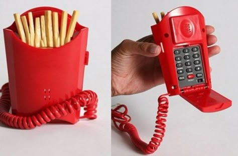 Top 10 Potatotasic French Fries Gifts Hamburger Phone, Retro Phones, Telephone Retro, Rotary Phone, Call Me Maybe, Vintage Phones, Retro Phone, French Fry, Flip Phone