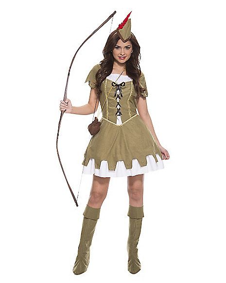 Archer Adult Womens Costume - Spirithalloween.com Archer Costume, Robin Hood Costume, Halloween Costume Store, Hood Girls, Holloween Costume, Costumes For Teens, Costume Women, Theme Dress, Halloween Costumes For Teens