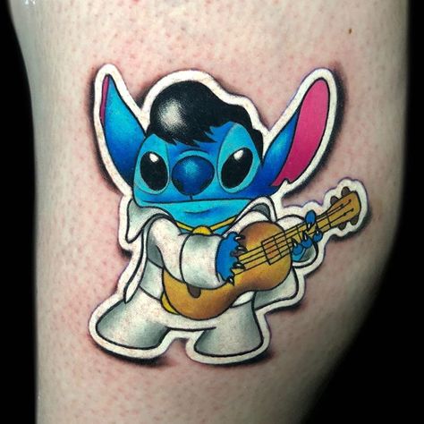 Luke Cormier on Instagram: “Elvis stitch I made today on @jennifermacd17 😊. • • #teamwipeoutz #mdwipeoutz #sickcartridges #saniderm #sanidermaftercare #stickertattoo…” Best 3d Tattoos, Stick Tattoo, Man Tattoo, Sticker Tattoo, Ancient Tattoo, Red Tattoos, 3d Tattoo, Tattoo Feminina, Desenho Tattoo