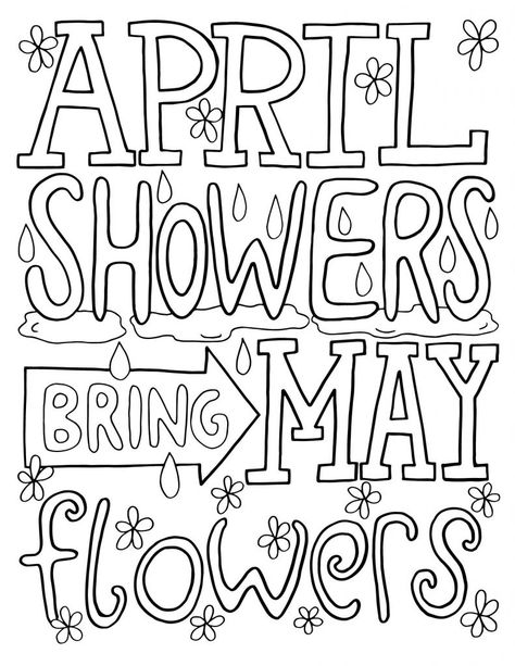 April Coloring Pages - Best Coloring Pages For Kids April Coloring Pages, April Activities, February Activity, Flowers Coloring, Bunny Coloring Pages, Quote Coloring Pages, Spring Coloring Pages, Truck Coloring Pages, Coloring Sheets For Kids