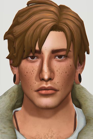 Sims 4 Cc Maxis Match Accessories Male, Sims School, Sims 4 Male, Sims 4 Hair Male, Pelo Sims, Side Part Hairstyles, Male Hair, Men's Short Hair, Sims Ideas