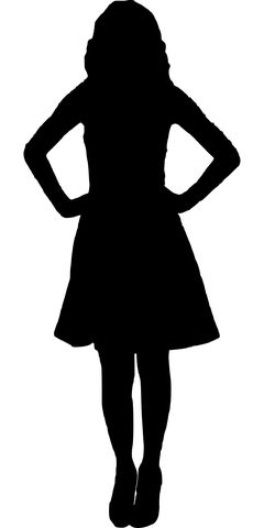 Woman, Standing, Hands, Dress Wc Icon, Outline Images, Girl Shadow, Couple Silhouette, Siluete Umane, Couple Painting, Silhouette Images, Girl Silhouette, Silhouette Free