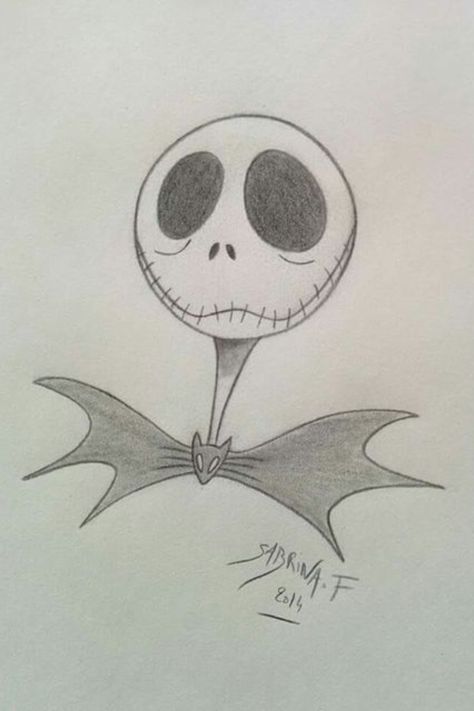 Small Easy Art Drawings, Simple Drawings With Pen, Drawing Ideas Hollowen, Pencil Art Drawings Halloween, Jack Skellington Doodle, Drawing Ideas Easy Scary, Easy Drawings Sketches Halloween, Pumpkin Drawing Ideas Halloween, Cute Things To Draw For Halloween