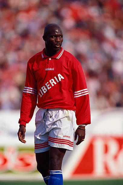 George Weah, 1998 World Cup, Sporting Legends, Soccer Memes, Football Is Life, International Football, World Football, Liberia, Grown Man