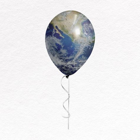 Earth Collage Art, Earth Balloon, Earth Collage, Elements Art, Photo Elements, Balloon Clipart, Planet Design, Art Elements, Awesome Designs