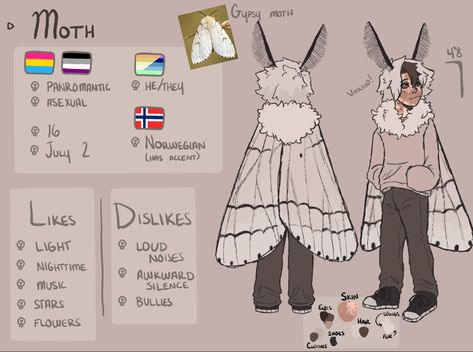 Moth Wing Reference, Moth Ocs Male, Human Moth Art, Moth Based Character, Moth Cat Art, Moth Wing Drawing Reference, How To Draw Moth Wings, Moth Outfit Drawing, Moth Humanoid Art