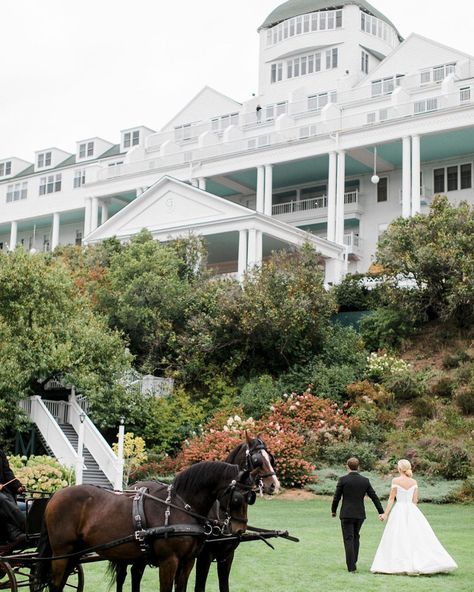 Grand Hotel on Instagram: “The best is yet to come! We’re looking forward to all the weddings to come in 2020! Photograph by @theweberphotographers” Grand Hotel Wedding Mackinac, Mackinac Island Wedding, Mackinac Island, The Best Is Yet To Come, Island Wedding, Yet To Come, Grand Hotel, Hotel Wedding, Wedding Photoshoot