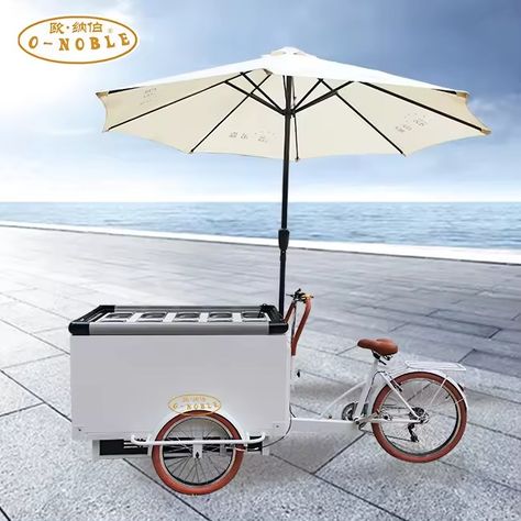 New Design Three Wheels Electric Ice Cream Bike With Battery Powered Freezer - Buy New Design Ice Cream Bike,Electric Ice Cream Bike,Ice Cream Bike With Battery Powered Freezer Product on Alibaba.com Ice Cream Bicycle, Ice Cream Bike, Third Wheel, Ice Box, Cold Drink, Tricycle, Electric Bike, Vehicle Parts, Cold Drinks