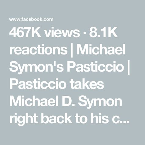 467K views · 8.1K reactions | Michael Symon's Pasticcio | Pasticcio takes Michael D. Symon right back to his childhood ❤️ 

Don't miss Michael on the *finale* of #24In24: Last Chef Standing, Sunday @ 8|7c!

Get... | By Food Network | Alright, you guys. We are going
to make some Pasticcio. Think of it like almost like a Greek
lasagna. We are going to start cooking our pasta. Now, this is
a Greek pasta macaroni number one. You could get it in Greek
specialty stores or order online and we're going to let
these cook until they're al dente. If you look at the bag
of noodles, whatever the time says, you want to cook these
about two thirds of that time. Very al dente because it's
going to finish cooking in the oven. Now, for our meat sauce
and is almost like a basic bolognese. So, we have ground Greek Lasagna, Pasta Macaroni, Michael Symon, Greek Pasta, Meat Sauce, Food Network, Food Network Recipes, Lasagna, Macaroni