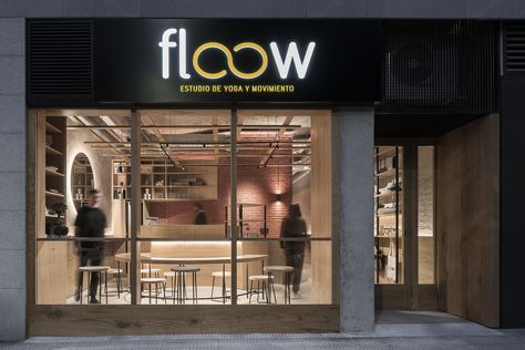 Gallery of Flow Yoga and Movement Studio / Nan Arquitectos - 13 Flow Yoga, Cardiff Wales, Yoga Center, Flexible Space, Wales Uk, Art Tile, Coachella Valley, Retail Design Blog, Design Wood