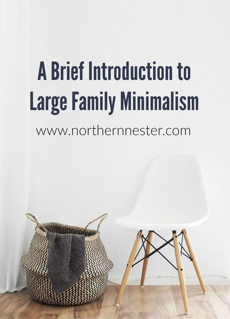 a-brief-introduction-to-large-family-minimalism Family Minimalism, Home Organisation Tips, Minimalist Family, Tidy House, Family Tips, Material Things, Diy Home Cleaning, Hygge Home, Home Management