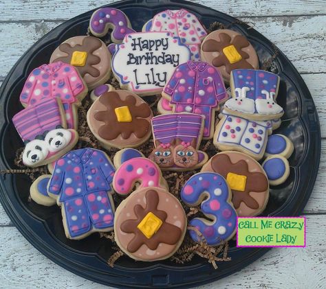 Pancakes And Pajamas Cookies, Camping Birthday Party Cake, Pajama Birthday Parties, Birthday Breakfast Party, Pancake Party, Vanilla Sugar Cookies, Pajamas Party, Pancakes And Pajamas, Crazy Cookies