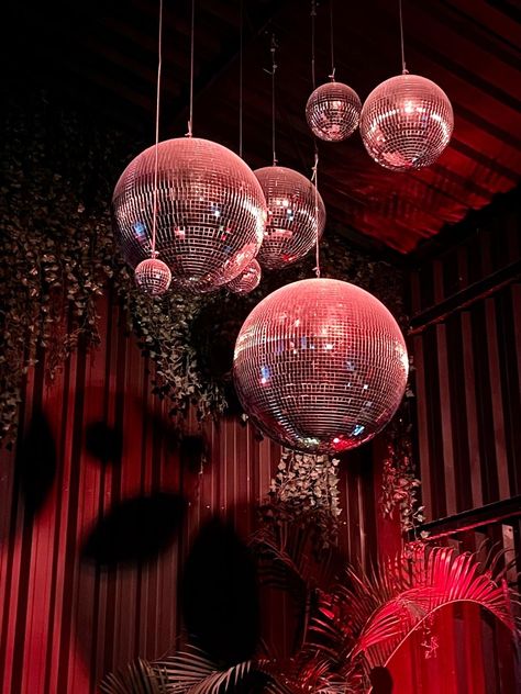 San Myshuno, New Retro Wave, Mirror Ball, Disco Balls, Disco Party, Red Aesthetic, Disco Ball, Night Life, Aesthetic Pictures