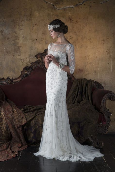 Eliza Jane Howell - Grand Opera Art Deco Dresses, Deco Wedding Dress, Art Deco Wedding Dress, 1920s Wedding Dress, Eliza Jane, Vintage Style Wedding Dresses, Vintage Inspired Wedding Dresses, Bridal Design, Deco Dress