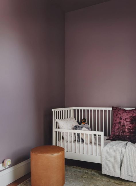 Purple Toddler Bedroom, Purple Toddler Room, Purple Kids Bedroom, Purple And Yellow Bedroom, Light Purple Room, Purple Bedroom Walls, Purple Kids Room, Kim Scott, Purple Girls Room