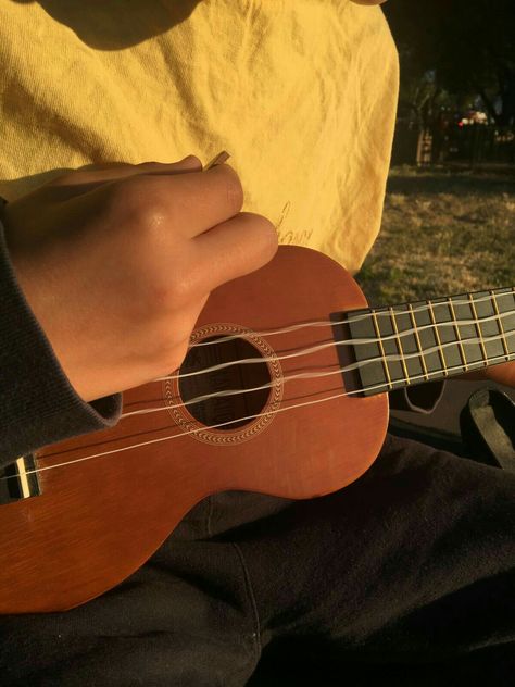 Aesthetic Ukulele, Ukulele Aesthetic, Music Is Love, All The Bright Places, Vintage Stickers, Rainbow Aesthetic, Aesthetic Boy, Ukelele, Music Aesthetic